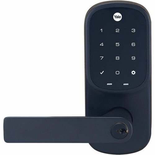 Yale Assure Lever YRL226HKMBK Smart Lock - Black - Bluetooth - ZigBee - Z-Wave - Matte Black