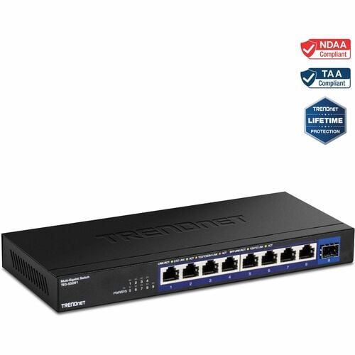 Trendnet TEG-S5091. Switch-Typ: Unmanaged. Basic Switching RJ-45 Ethernet Ports-Typ: 2.5G Ethernet (100/1000/2500), Anzahl