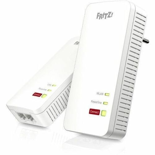 FRITZ! 1240 Powerline Netzwerkadapter - 2 x Netzwerk (RJ-45) - 1200 Mbit/s Stromleitung - Wireless LAN - IEEE 802.11ax - 6