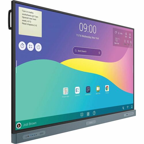BenQ Board Pro RP8604 2184,40 mm 4K UHD LCD Collaboration Display - ARM - 8 GB - Touchscreen - 16:9 Seitenverhältnis - 384