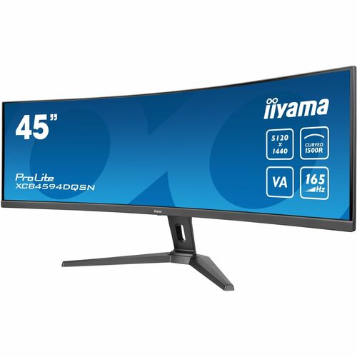 iiyama ProLite XCB4594DQSN-B1 45 Zoll Class Dual Quad HD (DQHD) Gekrümmter Bildschirm Gaming-LED-Monitor - 32:9 Format - M