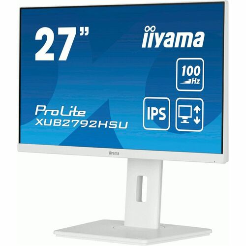 iiyama ProLite XUB2792HSU-W6 27 Zoll Class Full HD LED-Monitor - 16:9 Format - Matt-weiß - 68,6 cm (27 Zoll) Viewable - IP