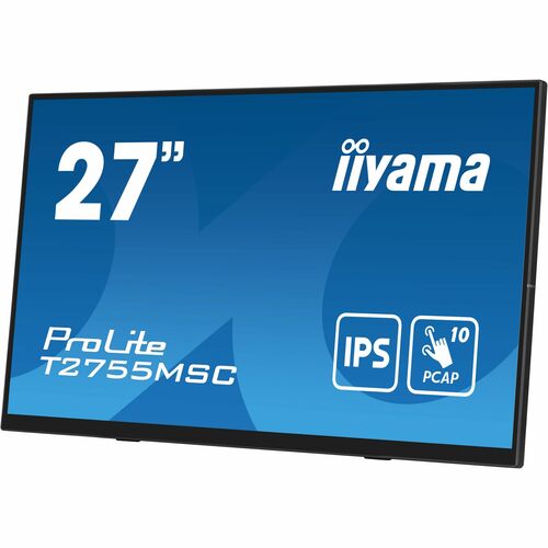 iiyama ProLite T2755MSC-B1 27 Zoll Klasse LED-Touchscreen-Monitor - 16:9 Format - 5 ms Reaktionszeit - 68,6 cm (27 Zoll) V