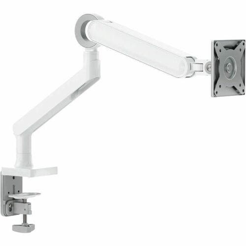 Alogic Glide Mounting Arm for Monitor, Flat Panel Display, Curved Screen Display - White - 1 Display(s) Supported - 17" to