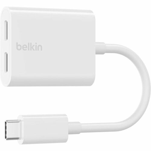 Belkin RockStar Audio-Adapter - 2 x USB Type C - Female - Weiß