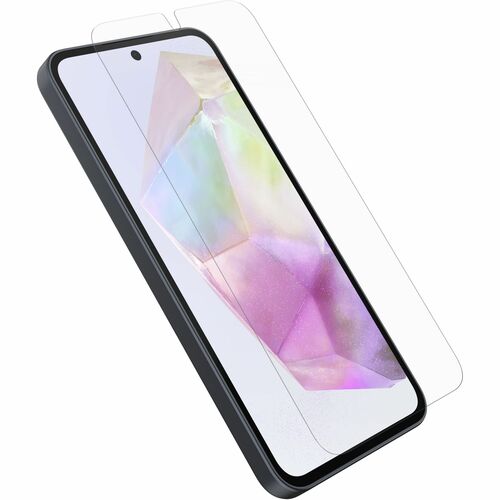OtterBox 9H Tempered Glass Screen Protector for Samsung Galaxy A35 5G - Clear - For Super AMOLED Smartphone - Drop Resista