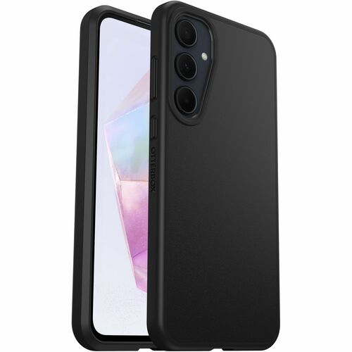 Case OtterBox React - for Samsung Galaxy A35 5G Smartphone - Nero - Con dorsi plastici - Compatibile con la ricarica wireless