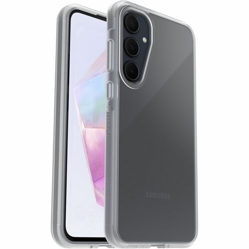 OtterBox React Case for Samsung Galaxy A35 5G Smartphone - Clear - Drop Resistant, Scrape Resistant - Plastic - Wireless C