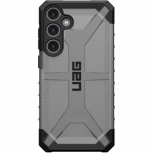 Urban Armor Gear Plasma Case for Samsung Galaxy S24+ Smartphone - Translucent Hexagonal Design - Ice - Drop Resistant, Imp