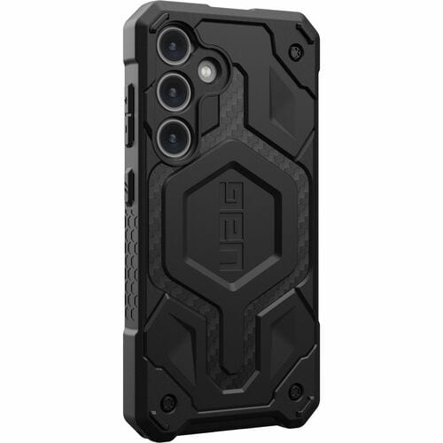 Urban Armor Gear Monarch Pro Rugged Case for Samsung Galaxy S24 Smartphone - Carbon Fiber - 1 - Drop Resistant, Shock Resi