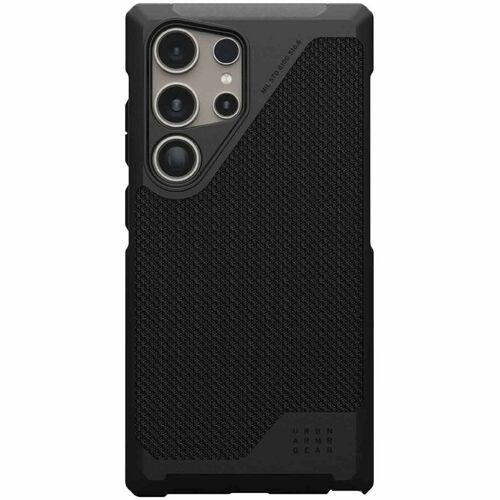 Urban Armor Gear Metropolis LT Pro Case for Samsung Galaxy S24 Ultra Smartphone - Hex Pattern - Kevlar Black - Impact Abso