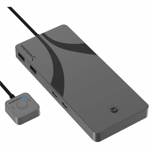 Sabrent Thunderbolt 4 KVM Switch - 2 Computer(s) - 8K - 7680 x 4320 - 9 x USB