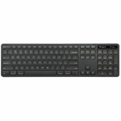 Targus Full-Size Wireless EcoSmart Keyboard - Wireless Connectivity - Bluetooth/RF - 5 - 2.40 GHz - 104 Key(s) - Windows, 