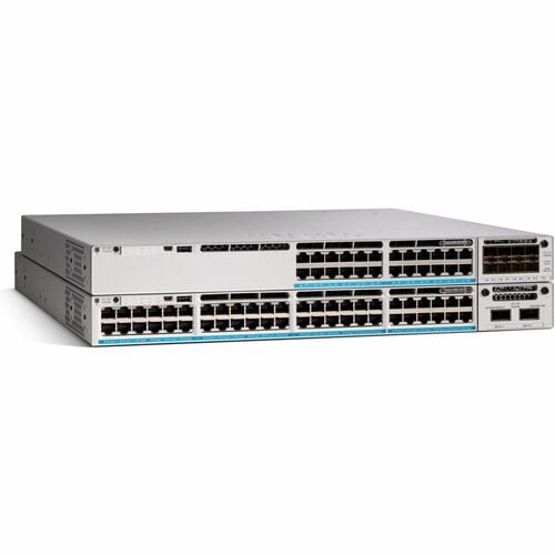 Commutateur Ethernet Cisco Meraki Catalyst 9300 C9300L-48PF-4X 48 Ports Gérable - Gigabit Ethernet, 10 Gigabit Ethernet - 