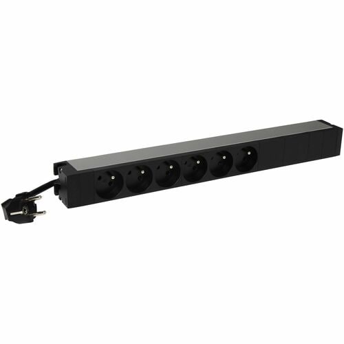 Legrand 646805. PDU types: Basic, Rack capacity: 1U, Type: Single-phase. AC outlets quantity: 6 AC outlet(s), Input connec