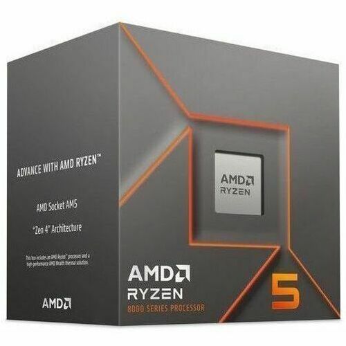 AMD Ryzen 5 8000 8600G Hexa-core (6 Core) 4.30 GHz Processor - 16 MB L3 Cache - 6 MB L2 Cache - 64-bit Processing - 5 GHz 