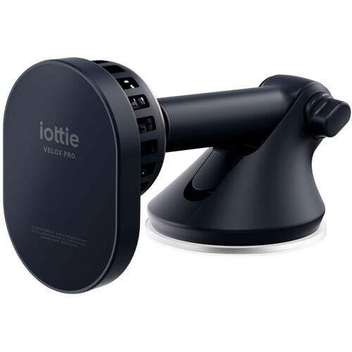 iOttie Velox Induction Charger - Black - For iPhone - Input connectors: USB - Windshield Mounting, Magnetic, MagSafe Techn