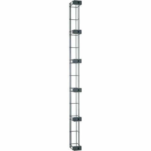 Legrand Cable Routing - Black - Cable Guide Grid - 155 mm Length - 42U Height - Metal