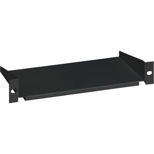 Legrand 1U Rack Shelf for Cabinet - 254 mm Rack Width x 120 mm Rack Depth - Jet Black - 10 kg Maximum Weight Capacity