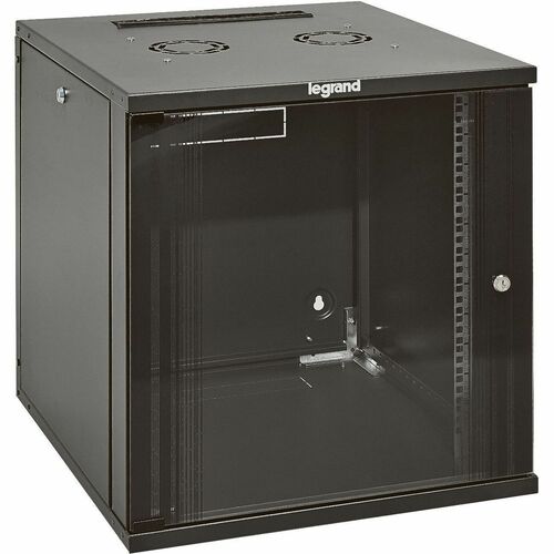 Legrand Linkeo 15U Wall Mountable Enclosed Cabinet Rack Cabinet - Anthracite Gray - 54 kg Maximum Weight Capacity