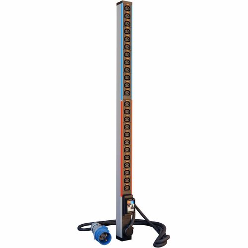 Legrand LCS³ PDU - IEC 60309 32A 2P+E - 24 x IEC 60320 C13 - 32 A - 230 V AC Input - 0U - 3 m Cord Length - Vertical - Cab