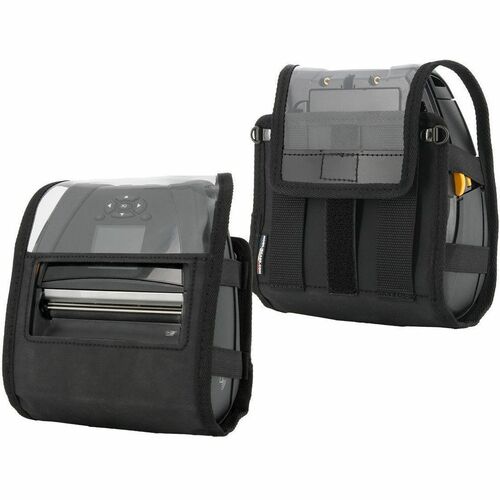 MOBILIS Refuge Carrying Case (Holster) Zebra, Honeywell, Bixolon, Star Micronics Mobile Printer - Black - Bump Resistant -