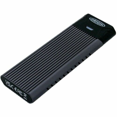 Origin Drive Enclosure PCI Express NVMe, SATA, M.2 - USB 3.2 (Gen 1) Type C Host Interface External - Black - 1 x SSD Supp