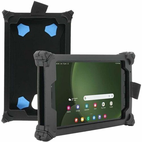 MOBILIS RESIST Rugged Carrying Case for 20.3 cm (8") Samsung Galaxy Tab Active5 Tablet - Black - Drop Resistant, Shock Res