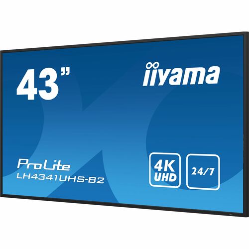 iiyama ProLite LH4341UHS-B2 1079,50 mm 4K UHD LCD Digital-Signage-Display - 24 Stunden/7 Tage Betrieb - IPS-Technologie (I
