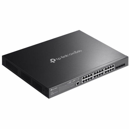 Switch Ethernet Omada 25 Porte Gestibile - Gigabit Ethernet - 10/100/1000Base-T, 1000Base-X - Nero - 2 Layer supportato - 