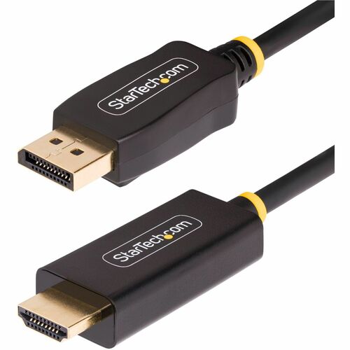 StarTech.com Cavo da DisplayPort a HDMI 2m, 4K 60 Hz con HDR, Adattatore da DisplayPort a HDMI 2.0b, Convertitore attivo D