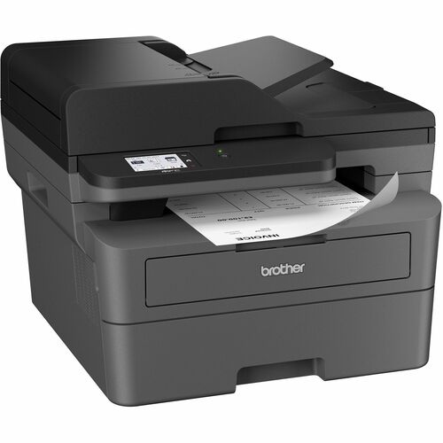 Brother MFC-L2820DW Wireless Laser Multifunction Printer - Monochrome - Grey - Copier/Fax/Printer/Scanner - 34 ppm Mono/7.