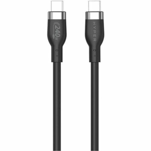 Câble Targus HyperJuice HJ4002BKGL - 2 m - Pour Dispositif USB typce C, MacBook, Ordinateur Portable, Téléphone Sur IP, Sm