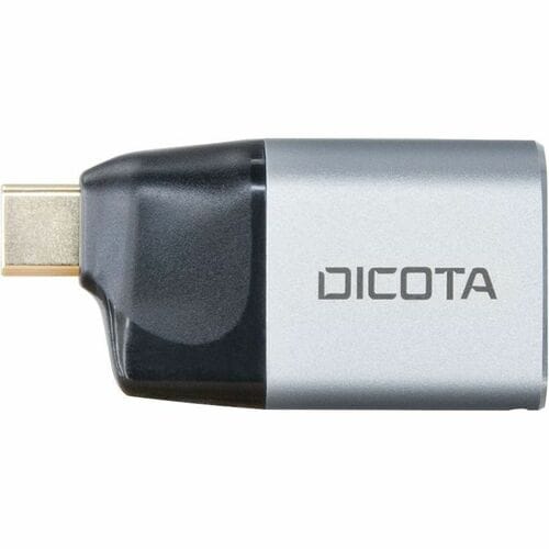 Dicota AV/Data Transfer Adapter - 1 x USB Type C - Male - 1 x HDMI Digital Audio/Video - Female - 3840 x 2160 Supported - 