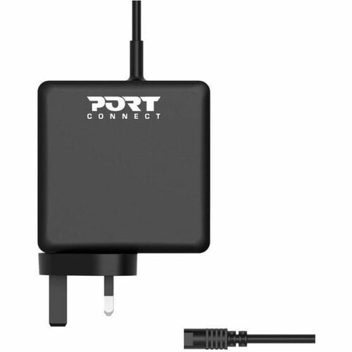 Port Connect 65 W AC Adapter - Universal Adapter - For Notebook - United Kingdom - 120 V AC, 230 V AC Input - 19.5 V DC Ou