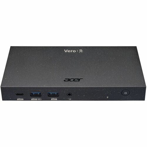 Acer Vero MST M3310AP USB 3.1 Typ C Docking Station - 135 W - Schwarz - 4 x USB-Anschlüsse - 3 x USB Typ-A-Anschlüsse - US