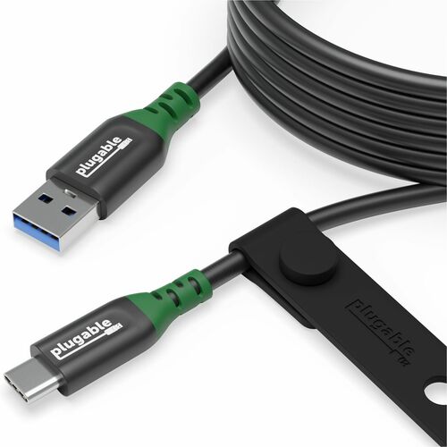Plugable USB C to USB A Cable, USB 3.2 Gen 2 USB Cables, 3A (15W) Charging USB C Data Cable - 5Gbps for iPhone 15, iPad, S