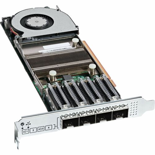 Cisco 15000 15425 50Gigabit Ethernet Card for Rack Server - SFP28, SFP+, SFP56 - Plug-in Card - PCI Express - 4 Port(s) - 