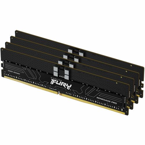 Kingston FURY Renegade Pro 64GB (4 x 16GB) DDR5 SDRAM Memory Kit - For Motherboard - 64 GB (4 x 16GB) - DDR5-6000/PC5-4800