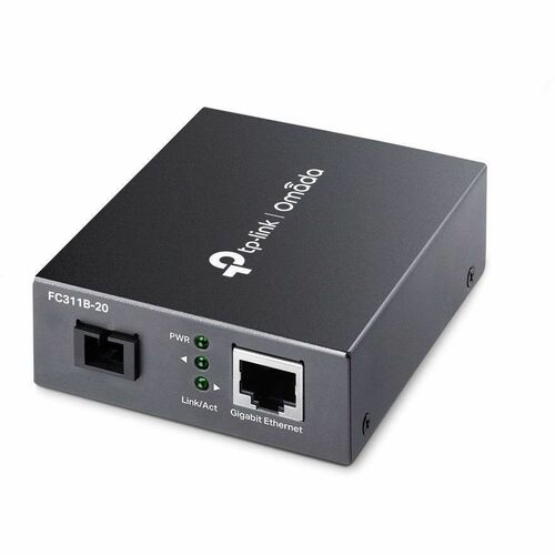 TP-Link Gigabit WDM Media Converter - 1 x Network (RJ-45) - 1 x SC Ports - DuplexSC Port - Single-mode - 0.05 mil (0 mm), 