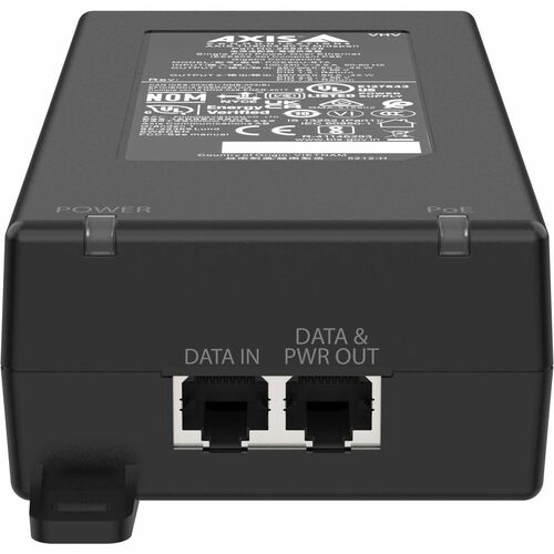 Injecteur POE AXIS TU8004 - 120 V AC, 230 V AC Entrée - 57 V DC Sortie - 1x RJ-45 Port(s) d'entrée - 1x RJ-45 Port(s) de s