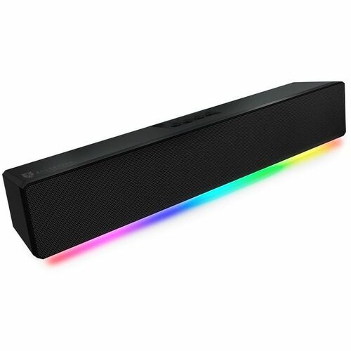 Bocina Gamer Balam Rush Glimm Bar BG585 / Bluetooth + Control Digital RGB / 10 W / Soundbar + RGB / Negro / Nova Negro