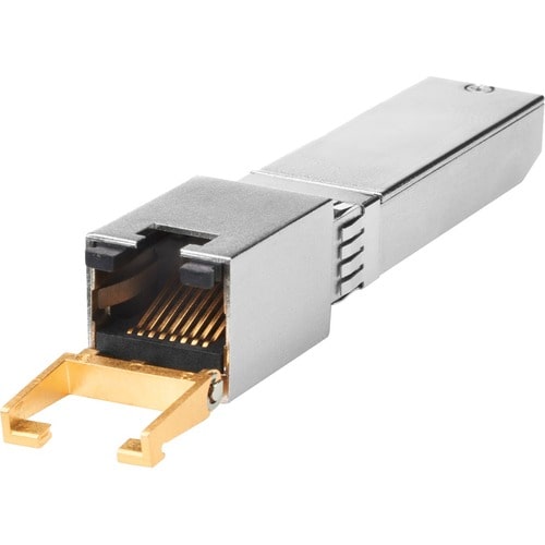 HPE SFP+ - For Data Networking - Twisted Pair10 Gigabit Ethernet - 10GBase-T - 10 Gbit/s - 30 m (1181.10") Maximum Distance