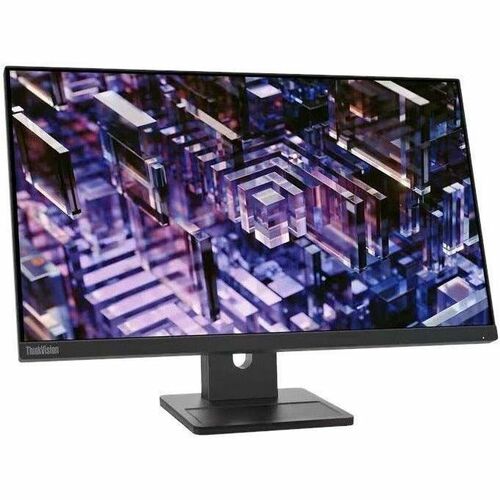 Lenovo ThinkVision E24q-30 24.0" (61.0 cm) Class WQHD LED Monitor - 16:9 - Raven Black - 23.8" (60.5 cm) Viewable - In-pla