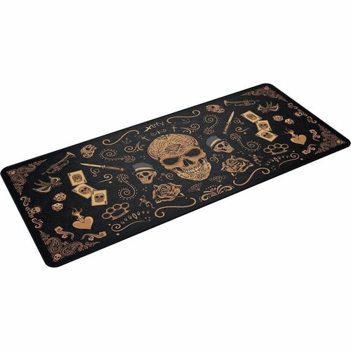XTRFY GP5 Extra Large Gaming Mouse Pad - Calavera Edition - 4 mm x 920 mm - Rubber - Anti-slip - Mouse/Keyboard