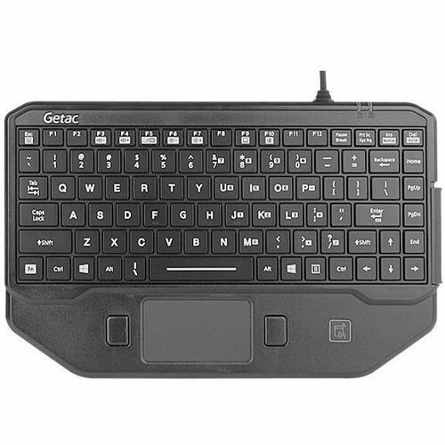 Tastiera Getac Robusto - Cavo Connettività - USB 2.0 Interfaccia - LED - Tedesco - 88 Tasto/i - Windows 10 Pro, Windows 11