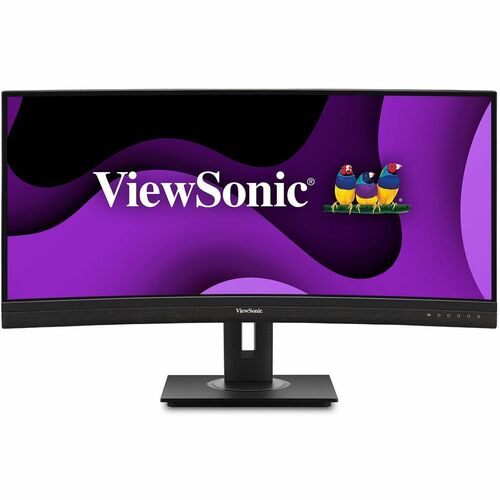 ViewSonic VG3456C 34 Zoll Class UW-QHD Gekrümmter Bildschirm LED-Monitor - 21:9 Format - Schwarz - 86,4 cm (34 Zoll) Viewa