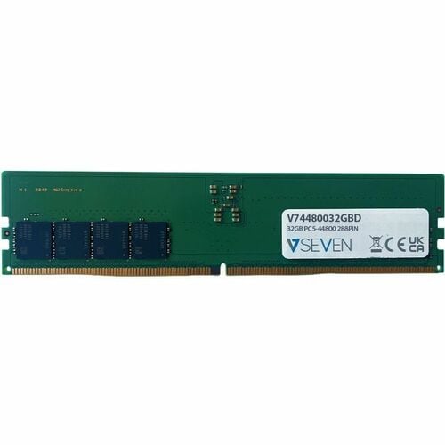 V7 V74480032GBD RAM Module for Desktop PC - 32 GB - DDR5-5600/PC5-44800 DDR5 SDRAM - 5600 MHz Dual-rank Memory - CL46 - 1.