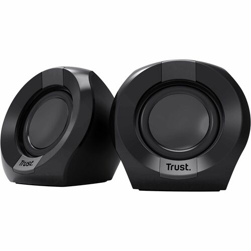 Trust Polo 2.0 Speaker System - 4 W RMS - Black - 150 Hz to 20 Hz - USB - 2