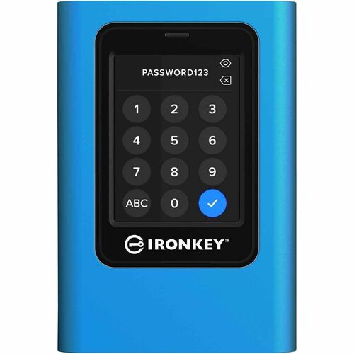 IronKey Vault Privacy 80 7.50 TB Portable Solid State Drive - External  - USB 3.2 (Gen 1) Type C - 256-bit AES-XTS Encrypt